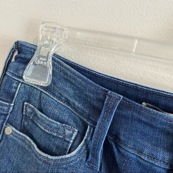 Athleta Sculptek Dark Wash Stretch Skinny Jeans Sculpting Denim Sz 2 - Picture 4 of 11